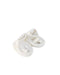 A White Booties from Seed in size Newborn for girl. (Front View)