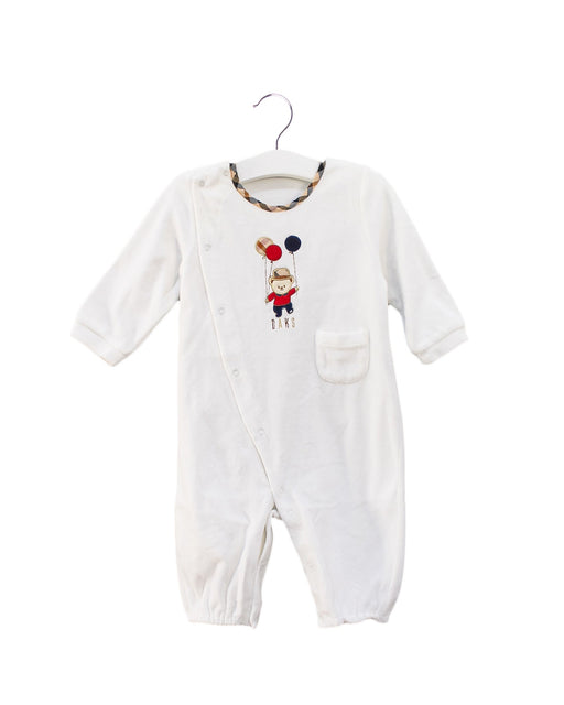A White Long Sleeve Jumpsuits from Daks in size 3-6M for boy. (Front View)