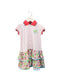 A Pink Short Sleeve Dresses from Jim Thompson in size 2T for girl. (Front View)