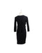 A Black Long Sleeve Dresses from Seraphine in size S for maternity. (Back View)