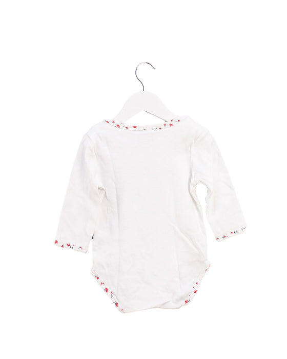 A White Long Sleeve Bodysuits from Carrément Beau in size 6-12M for girl. (Back View)