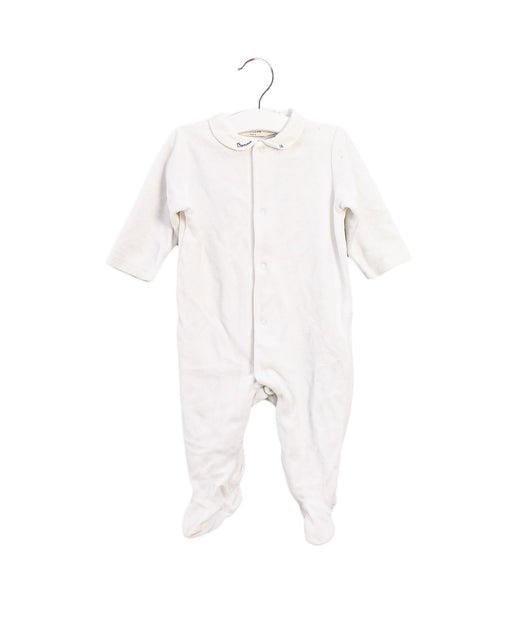 A White Long Sleeve Jumpsuits from Cyrillus in size 6-12M for boy. (Front View)