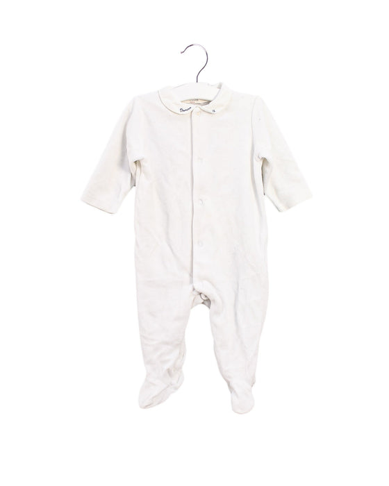 A White Long Sleeve Jumpsuits from Cyrillus in size 6-12M for boy. (Front View)