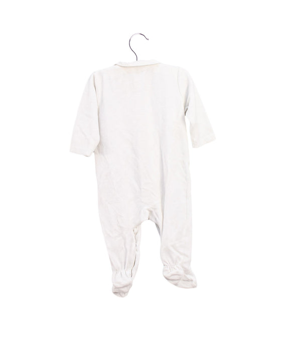 A White Long Sleeve Jumpsuits from Cyrillus in size 6-12M for boy. (Back View)