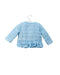 A Blue Puffer/Quilted Jackets from Monnalisa in size 3-6M for girl. (Back View)