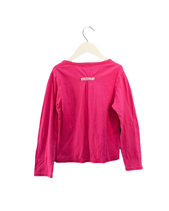 A Pink Cardigans from Ragmart in size 5T for girl. (Back View)