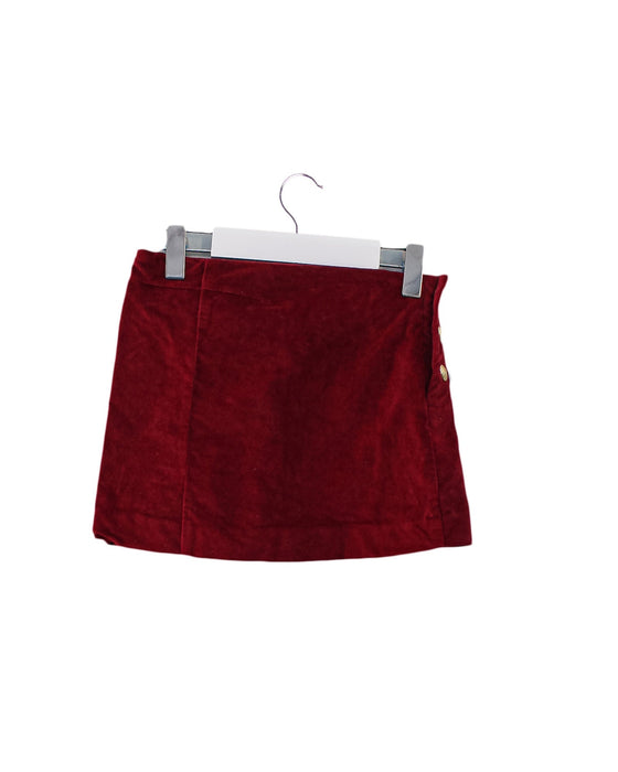 A Red Short Skirts from Jacadi in size 4T for girl. (Back View)