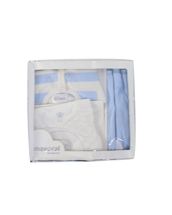 A Blue Gift Sets from Mayoral in size 6-12M for boy. (Front View)