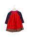 A Red Long Sleeve Dresses from Catimini in size 2T for girl. (Back View)