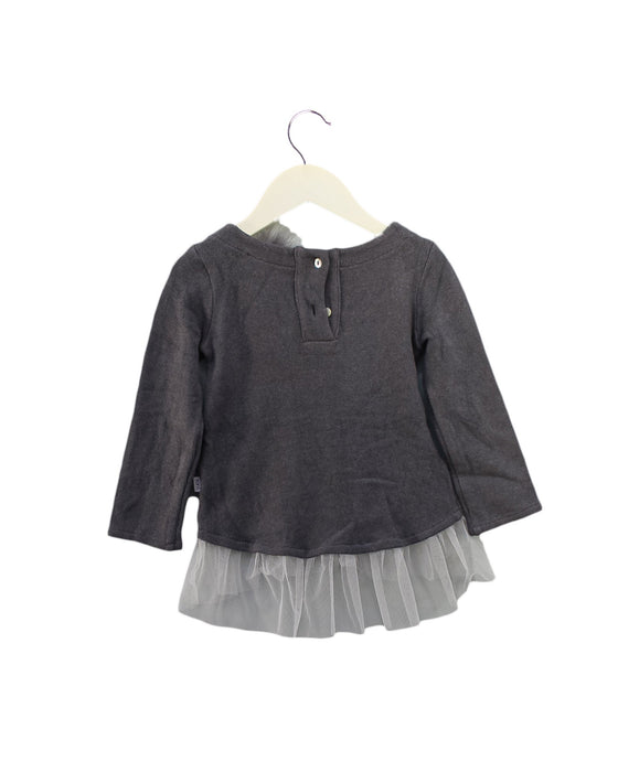 A Grey Knit Sweaters from MAGIL in size 2T for girl. (Back View)