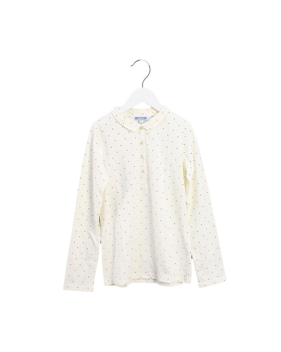 A White Long Sleeve Tops from Jacadi in size 10Y for girl. (Front View)