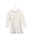 A Ivory Sweater Dresses from Gelato Pique in size 4T for girl. (Front View)