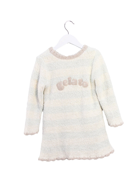 A Ivory Sweater Dresses from Gelato Pique in size 4T for girl. (Back View)