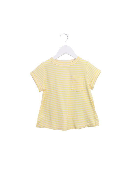 A Yellow Short Sleeve T Shirts from Zimmermann in size 4T for girl. (Front View)
