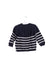 A Navy Knit Sweaters from Petit Bateau in size 6-12M for boy. (Back View)