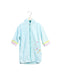 A Blue Bathrobes from Carre Blanc in size 2T for girl. (Front View)