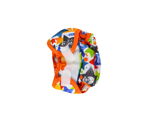 A Orange Cloth Diapers from Rumparooz in size Newborn for neutral. (Front View)