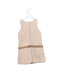 A Brown Sleeveless Dresses from Miki House in size 4T for girl. (Back View)