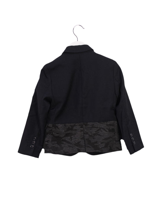 A Black Suits from Junior Gaultier in size 4T for boy. (Back View)