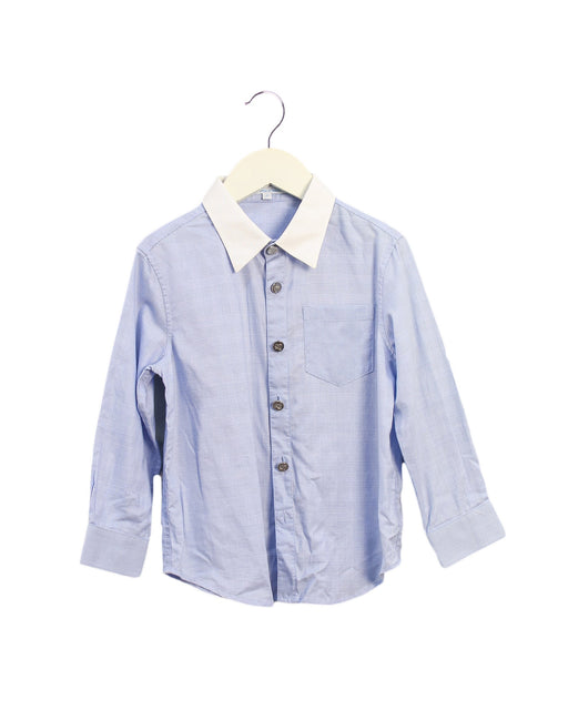 A Blue Shirts from Nicholas & Bears in size 4T for boy. (Front View)