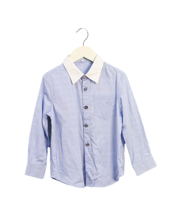 A Blue Shirts from Nicholas & Bears in size 4T for boy. (Front View)