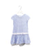 A Blue Short Sleeve Dresses from Simonetta in size 4T for girl. (Front View)