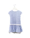 A Blue Short Sleeve Dresses from Simonetta in size 4T for girl. (Back View)