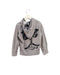 A Grey Zippered Sweatshirts from John Galliano in size 4T for boy. (Back View)