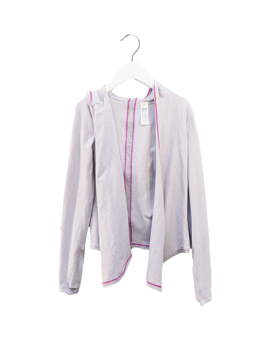 A Purple Zippered Sweatshirts from Ivivva in size 8Y for girl. (Front View)