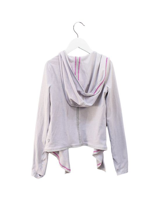 A Purple Zippered Sweatshirts from Ivivva in size 8Y for girl. (Back View)