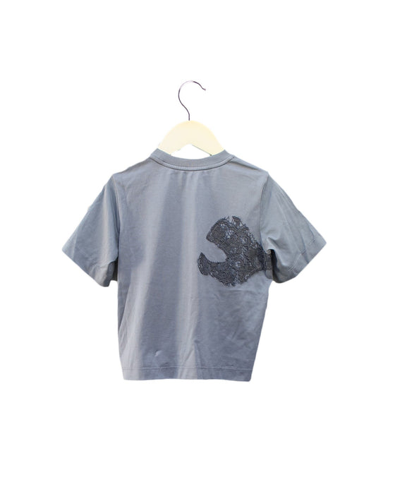 A Blue Short Sleeve T Shirts from jnby by JNBY in size 3T for girl. (Back View)