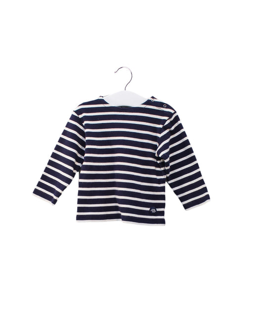 A Navy Long Sleeve Tops from Armor Lux in size 6-12M for girl. (Front View)