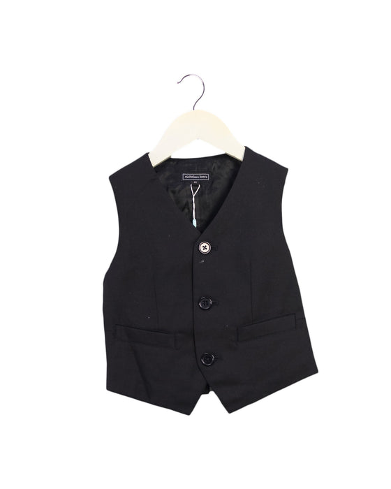 A Black Dress Up Vests from Nicholas & Bears in size 4T for boy. (Front View)