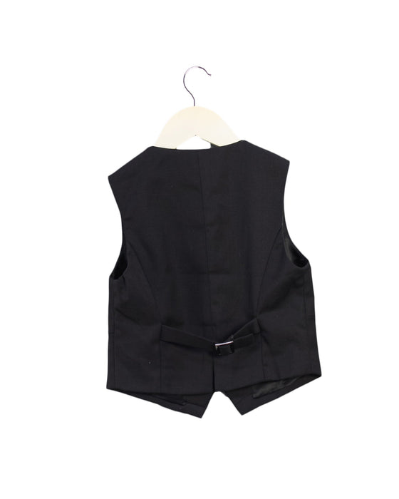 A Black Dress Up Vests from Nicholas & Bears in size 4T for boy. (Back View)