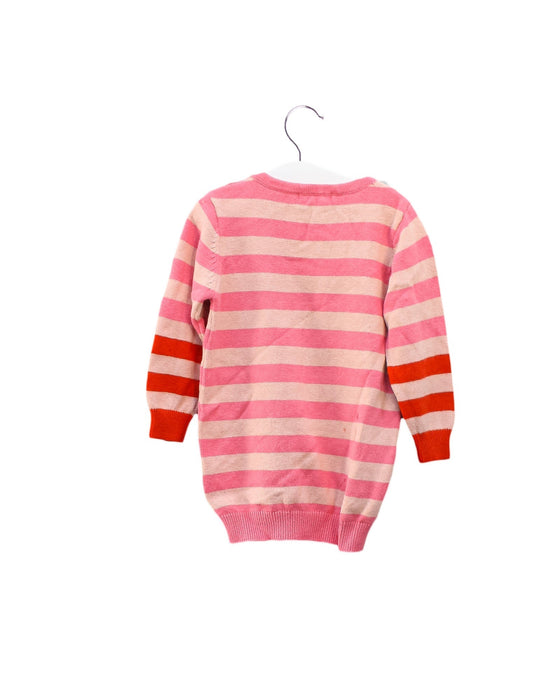 A Pink Sweater Dresses from Kenzo in size 12-18M for girl. (Back View)