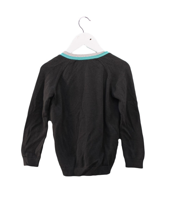 A Black Cardigans from Bonpoint in size 4T for boy. (Back View)