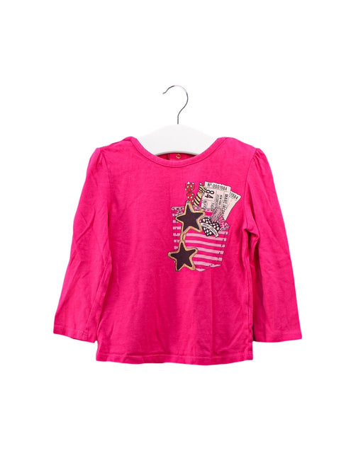 A Pink Long Sleeve Tops from Little Marc Jacobs in size 12-18M for girl. (Front View)