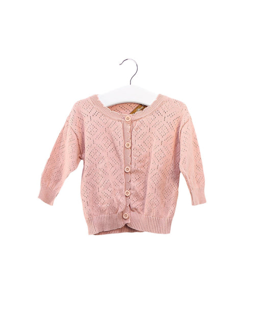 A Pink Cardigans from Niny Mini in size 12-18M for girl. (Front View)
