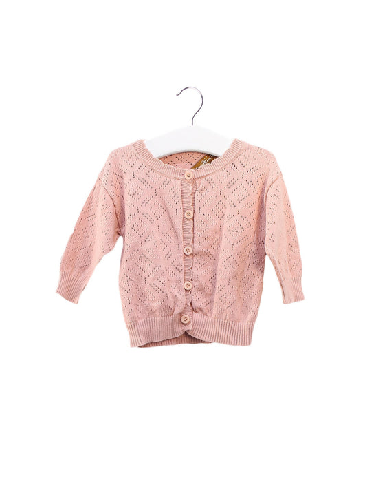 A Pink Cardigans from Niny Mini in size 12-18M for girl. (Front View)