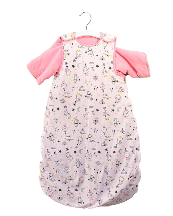 A Pink Sleepsacs from Mides in size 6-12M for girl. (Front View)