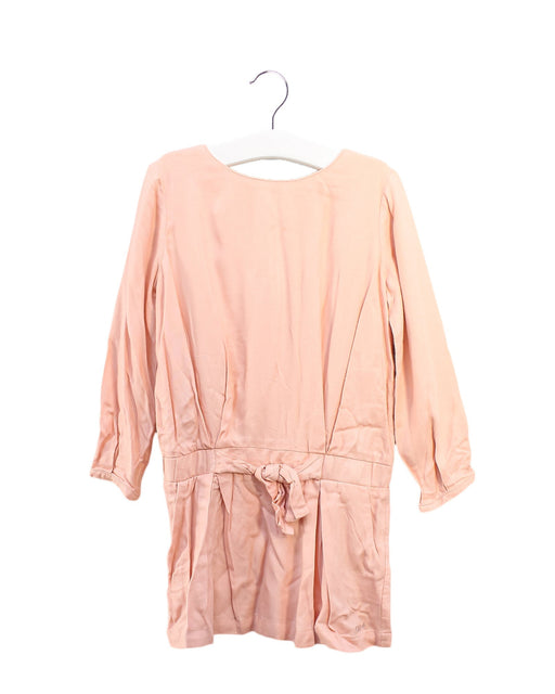 A Pink Long Sleeve Dresses from Chloe in size 4T for girl. (Front View)