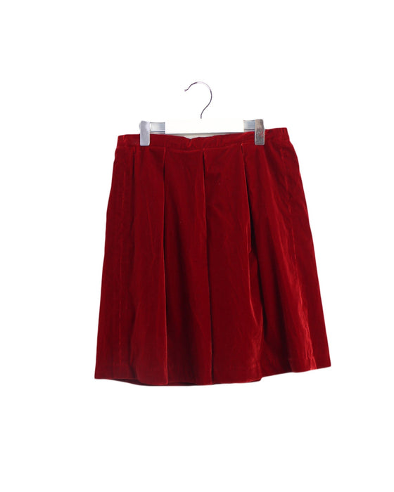 A Red Mid Skirts from Kingkow in size 6T for girl. (Front View)