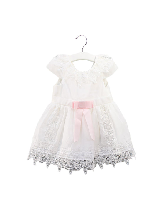 A White Short Sleeve Dresses from Nicholas & Bears in size 2T for girl. (Front View)