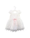 A White Short Sleeve Dresses from Nicholas & Bears in size 2T for girl. (Front View)