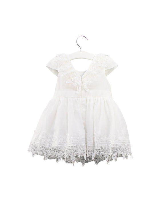 A White Short Sleeve Dresses from Nicholas & Bears in size 2T for girl. (Back View)