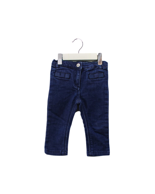 A Blue Jeans from Jacadi in size 6-12M for girl. (Front View)