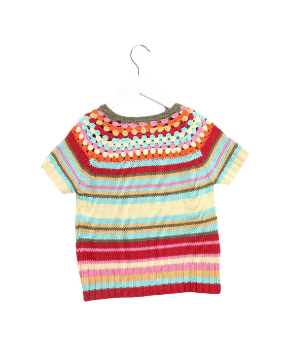 A Multicolour Knit Sweaters from Kingkow in size 8Y for girl. (Back View)