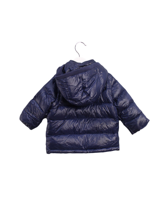 A Navy Puffer/Quilted Jackets from Nicholas & Bears in size 2T for girl. (Back View)