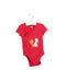 A Red Short Sleeve Bodysuits from Kaloo in size 6-12M for neutral. (Front View)