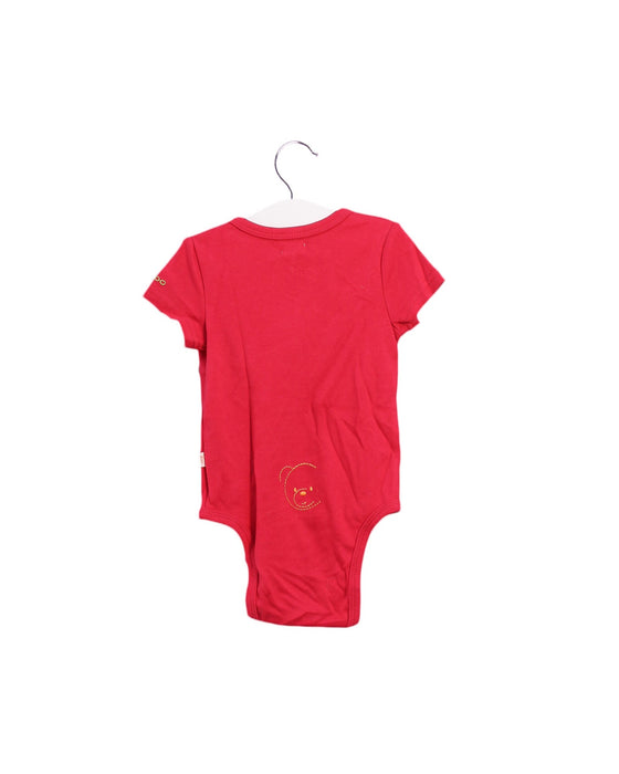 A Red Short Sleeve Bodysuits from Kaloo in size 6-12M for neutral. (Back View)
